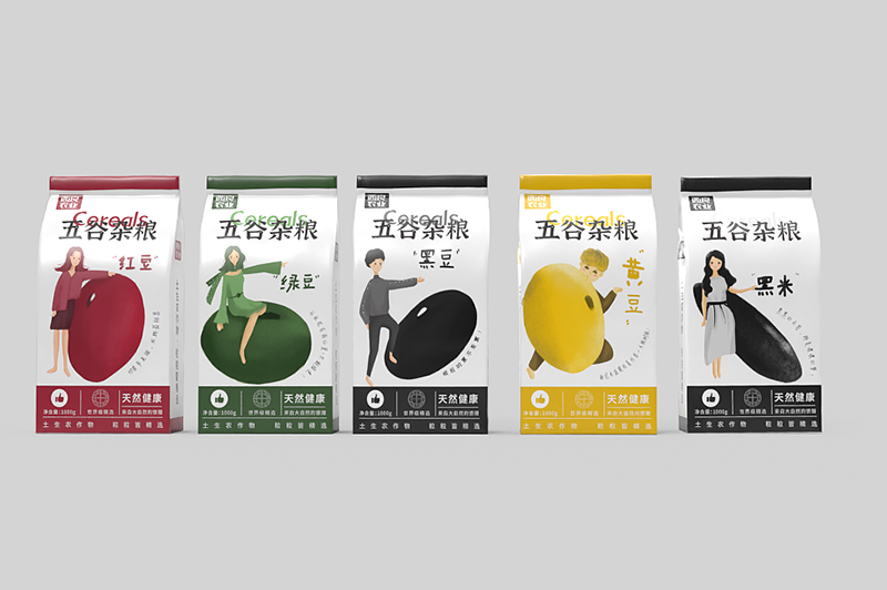 五谷雜糧包裝設(shè)計(jì)是怎么樣設(shè)計(jì)？